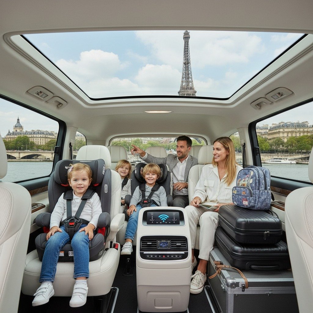 Vtc paris Chauffeur privé transport van privé